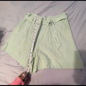 Abercrombie & Fitch Ultra High Rise Shorts green Sz L